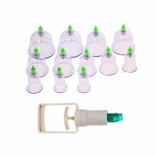 12Pcs chinese traditional Cupping Cups Facial and Body Cupping Hijama Kit home use